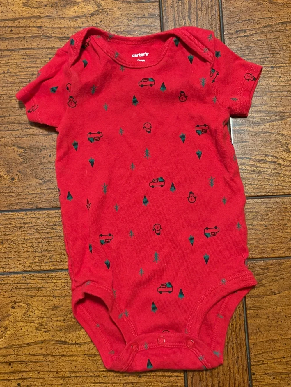 Carter's Baby Holiday Christmas 3-Piece Outfit- Sweater, Onesie, Pant- 9 month